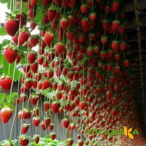 Клубника ампельная Анастасия купить по цене от 370р. в интернет-магазине «Посадика» с доставкой почтой в в Каменкае и по всей России – [изображение №1].